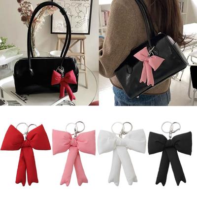 Colorful Accessories for Purse & Backpack Elegant Bowknot Shaped Pendant Accessory Elegant Bowknot Key Rings Keychain