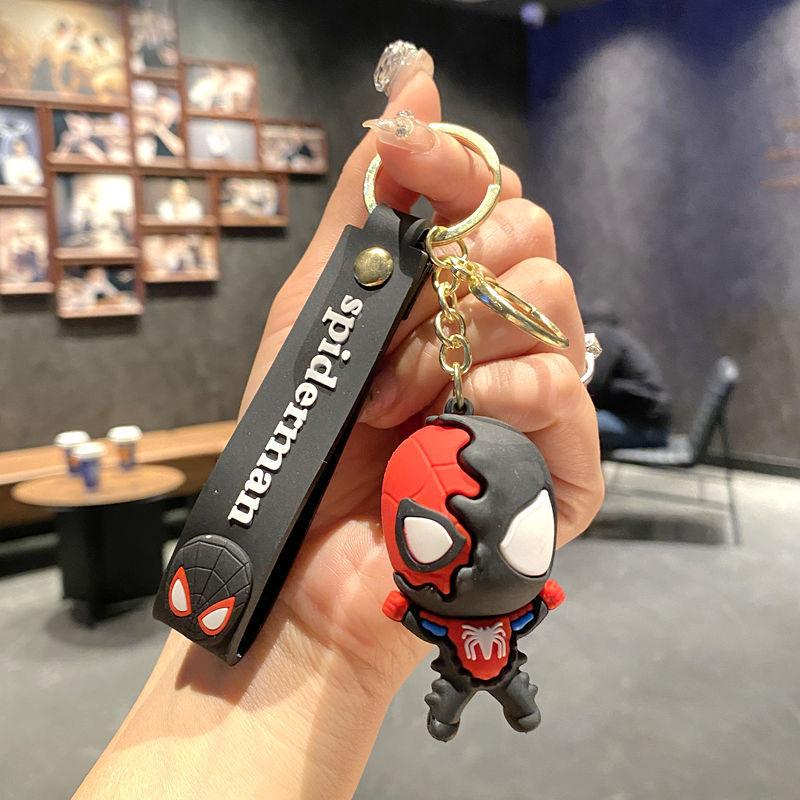 Marvel Spider-Man Keychain Creative Venom Doll Bag Pendant Couple Accessories Student Gifts