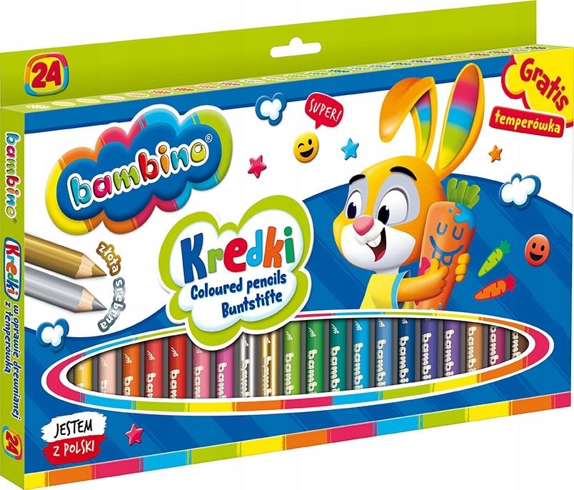 KREDKI BAMBINO 24KOL JUMBO +TEMP. A"4 0447