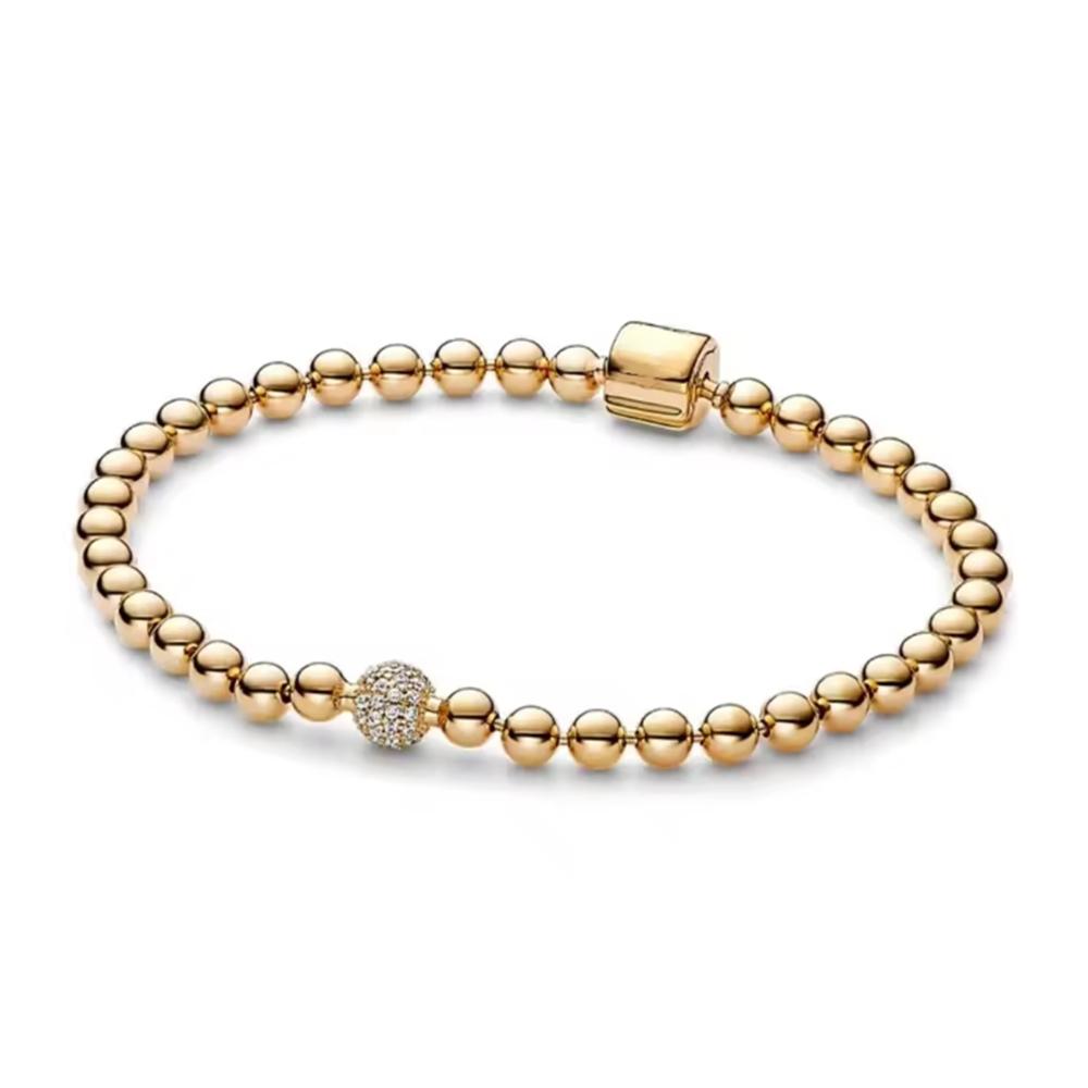 925 Silver Women's Bracelet with Heart T-shaped Buckle and Adjustable Bracelet, Fashionable DIY Jewelry Gift