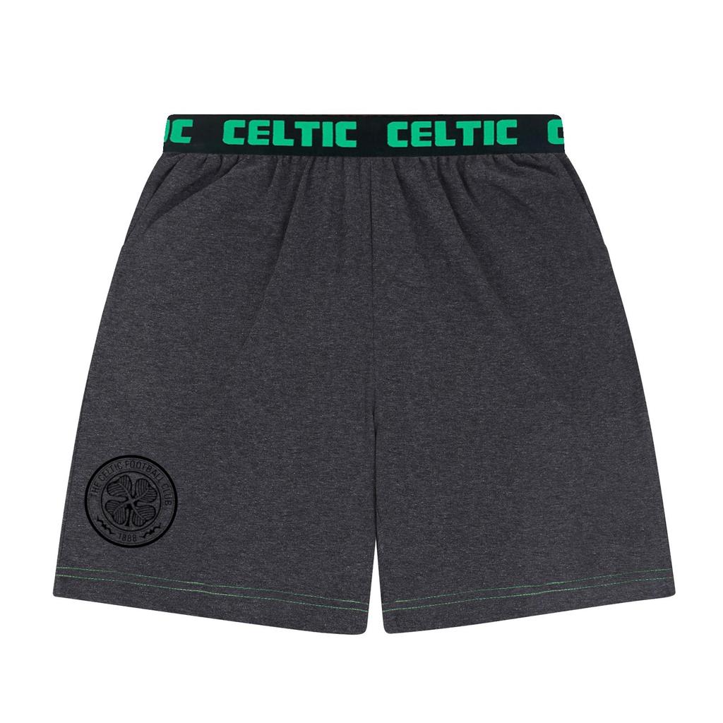 Celtic FC Mens Crest Short Pyjama Set