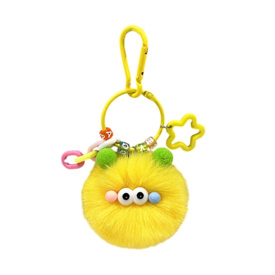 Keychain Cartoon Plush Doll Charm Decorative Key Chain Fine Craftsmanship Key Holder Backpack Key