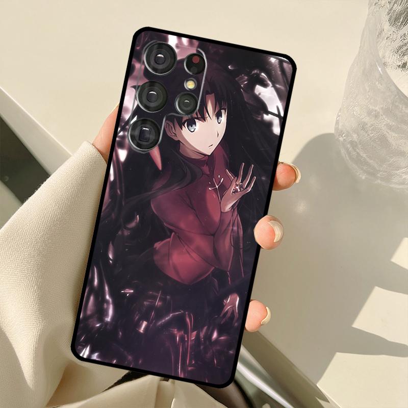

Чехол для телефона Fate Zero Тосака Рин для Samsung Galaxy S20 FE S21 FE S22 Ultra Note20 Note10 S8 S9 S10 Plus Note 20 Ultra