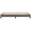 Bed Frame Without Mattress Gray 120 X 190 Cm Faux Leather