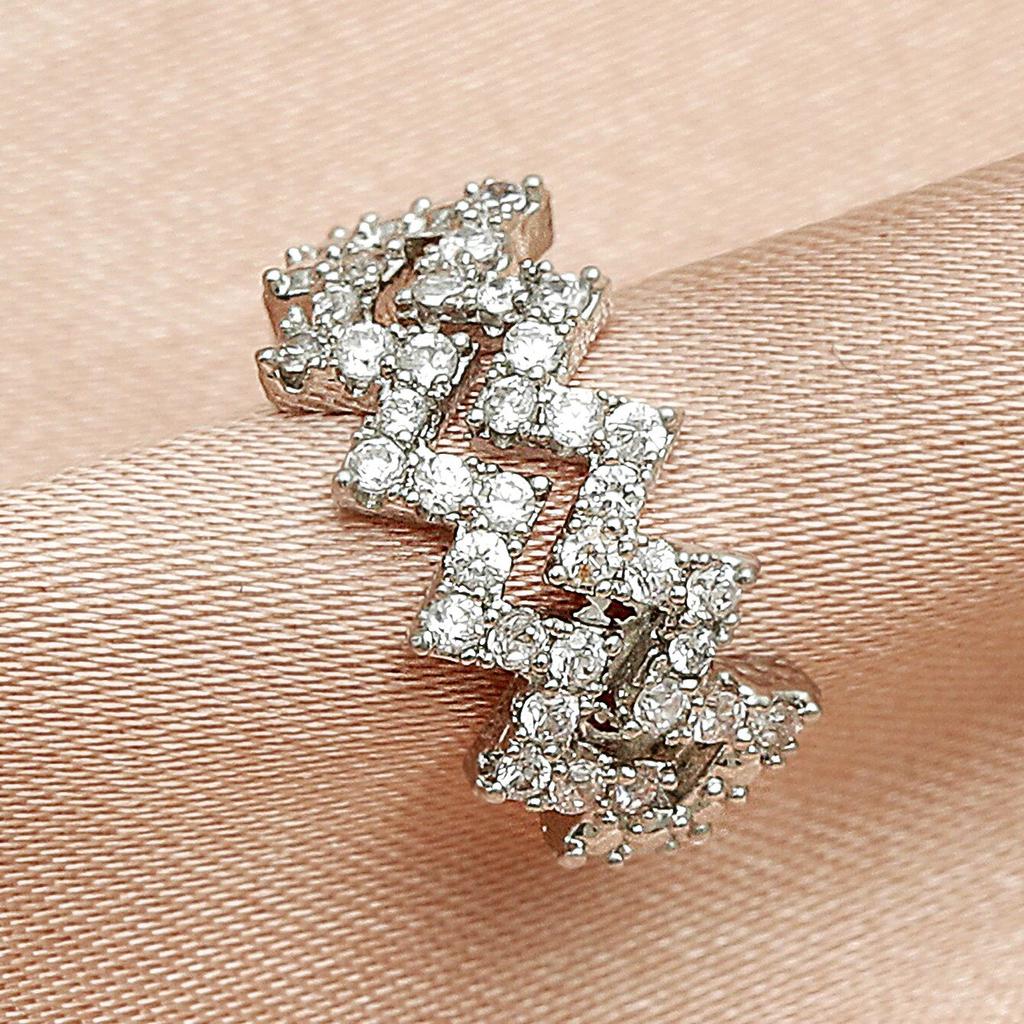 New Fashion Ear Cuff Bohemia Stackable C Shaped CZ Rhinestone Small Earcuffs Clip Earrings for Women Wedding Jewelry