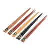 Chopsticks Set 5 Different Colors Natural Wood Antislip Design Feel Comfortable Chopsticks