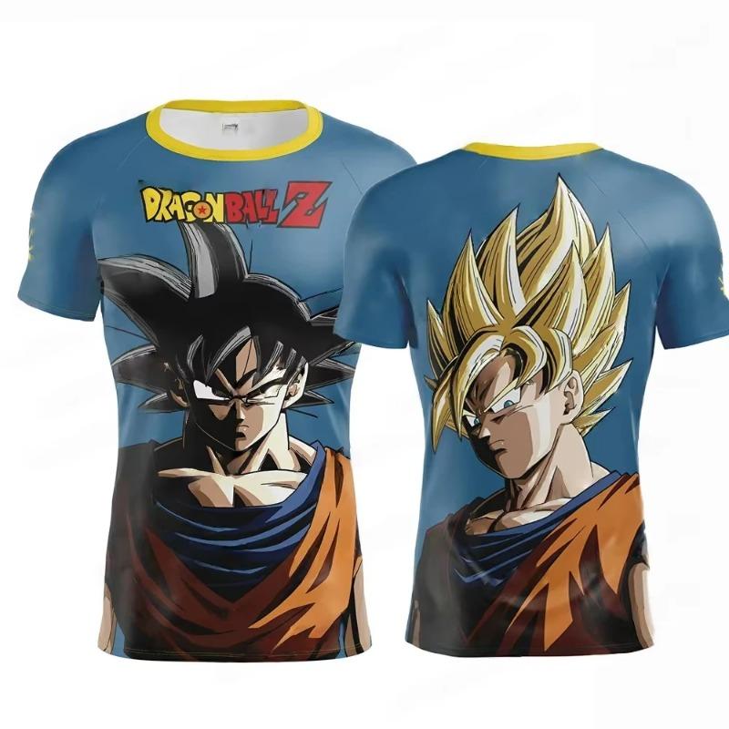 2026 Dragon Ball Goku Anime Graphic T-shirt Sports  Men's T-Shirt Children's