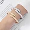 Ozean Glänzend Kleines Delfin Armband für Damen mit Kleiner Öffnung, Frisch, Süß, Niedlich und Einfacher Handschmuck für Herren