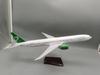 B777 1:157 Scale 47cm Large 777 Aircraft Model B777-300 Turkmenistan Die-cast Aircraft with LED Lights House Accessories