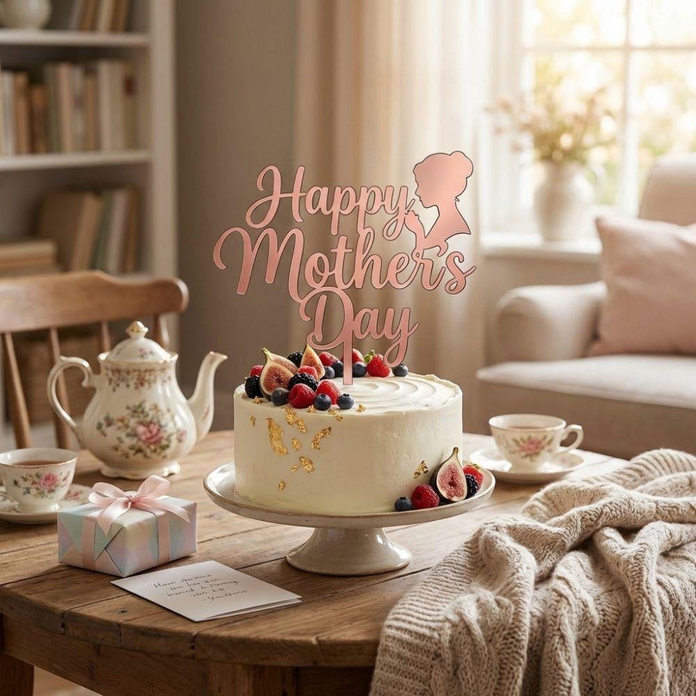 Festival Acrylic Cake Topper Handmade Dessert Topper Cake Insert Decor Baking Supplies