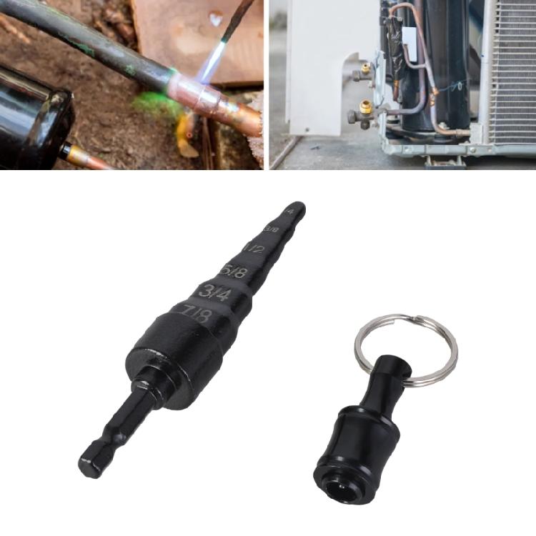 6 In 1 Copper Pipe Flaring Expansion Tool with Bit Holder Swage Tube Expander for Air Conditioning Refrigerator Repair
