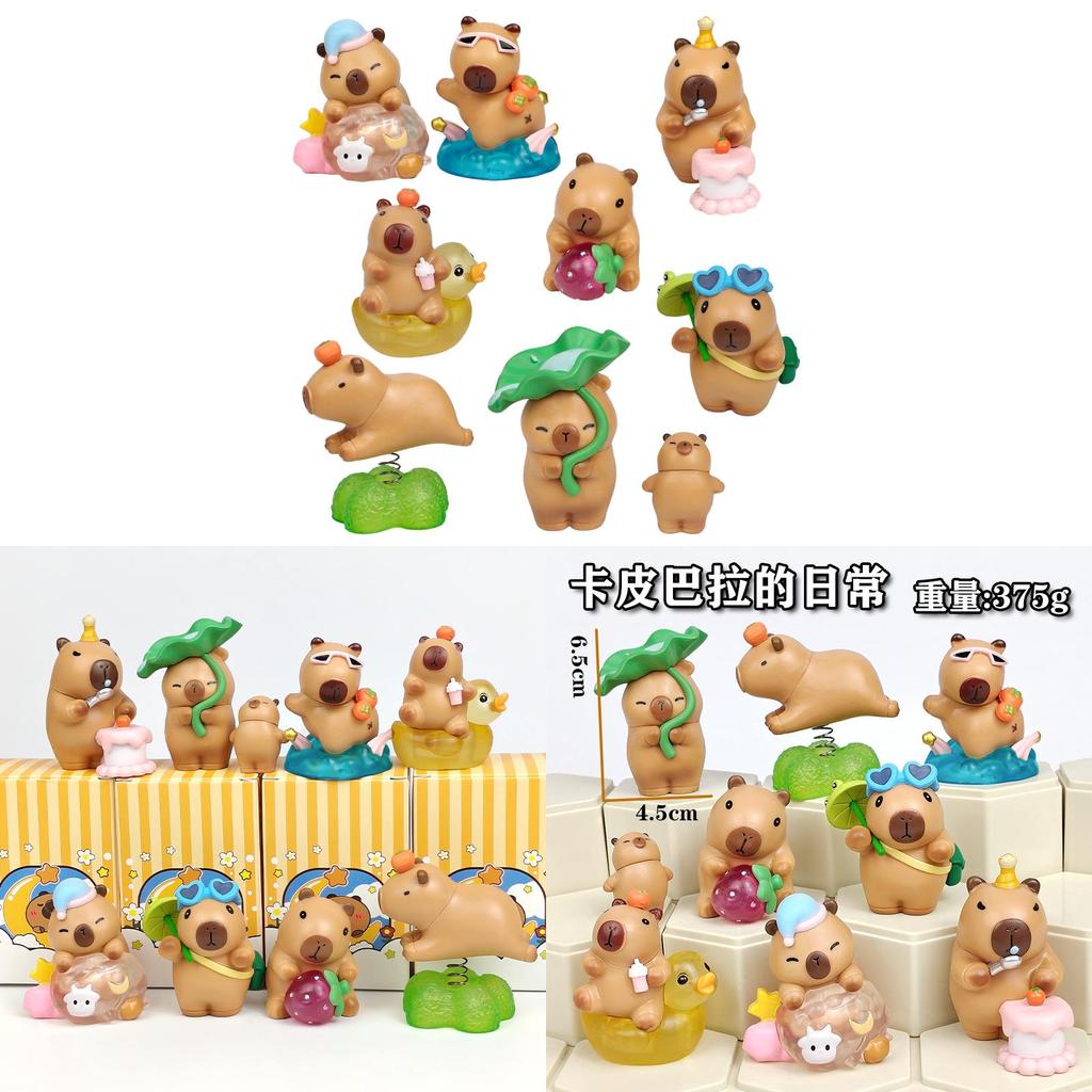 Capybara Alltags PVC Schreibtischspielzeug Sammlerstück für Kinder und Geschenke