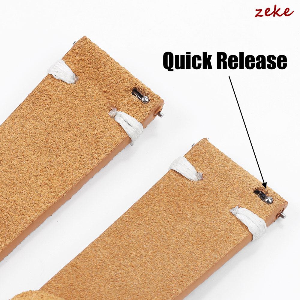 Quick Release Soft Suede Watch Strap Butterfly Clasp Calfskin Wristband for Seiko 18/20/22mm for Huawei Watch Gt3/Gt4 Bracelets