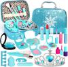 Sendida Kids Plastic Cosmetics Toys Girls Plastic Toys Small Dressing Table Makeup Toys Ages - 6+
