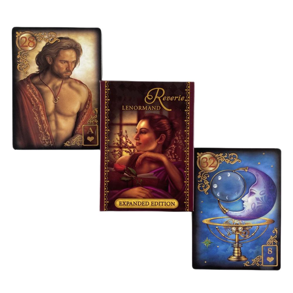 Reverie Lenormand Oracle Cards Full English Cards Deck Tarot Divination Wisdom Fate Family Party Expanded Edition Board Game