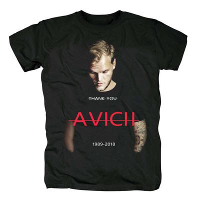 Thank You Avicii Black Short Sleeve Heavy Cotton Size S To 5XL T-shirt Unisex T-Shirt