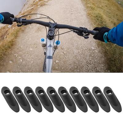 10 ks Klips na trubku lanka kola Rám Vnitřní Zapuštěný Brzdový Přehazovací Lanko Trubka Spona Cyklistika Jednootvorový Držák Trubky Lanka