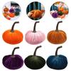 Cute Halloween Exquisite Pumpkins Decor  Throw Pillows Velvet Pillow Soft  Pumpki