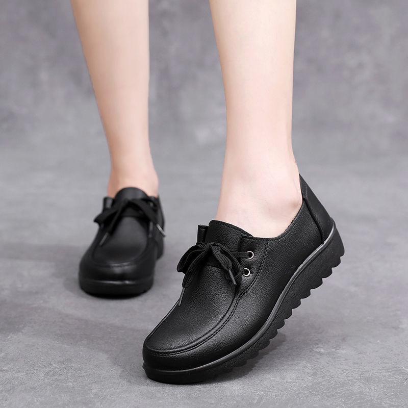 Retro Lace-Up Women s Moccasins - Comfortable Soft Leather Flats for Casual AutumnWinter Wear 37 1390₽