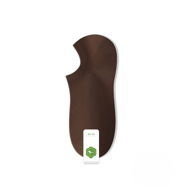 Female Spring and Summer Cotton Sweat Absorbing Invisible Not To Drop with Boat Socks