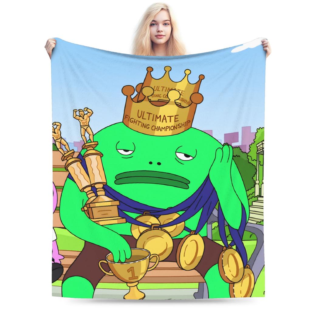 Smiling Friends Pim And Charlie Blanket Quality Super Warm Bedding Throws Winter Kids Adult Couch Chair Sofa Bed Bedspread