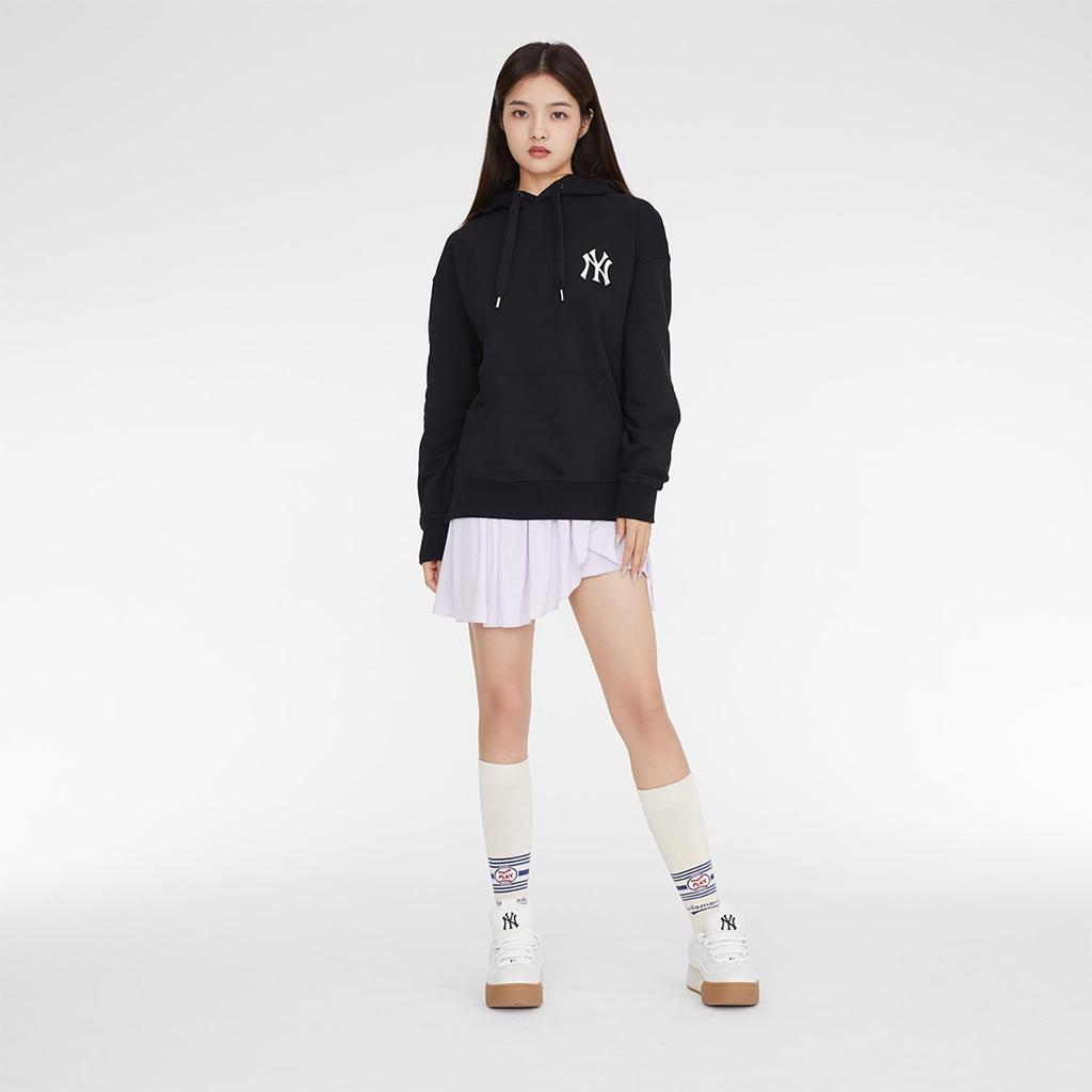 MLB New York Yankees Sweatshirts Unisex Black Crew Neck Moderate Regular 3AHDO0134-50BKS