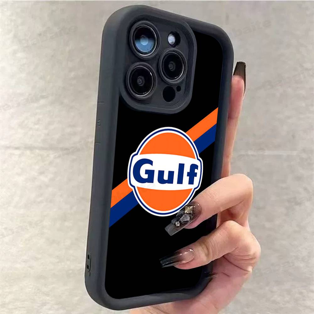 G-Gulf Motorrad Logo Für IPhone 17 16 15 14 13 12 11 Pro Max Plus Handyhüllen Abdeckungen