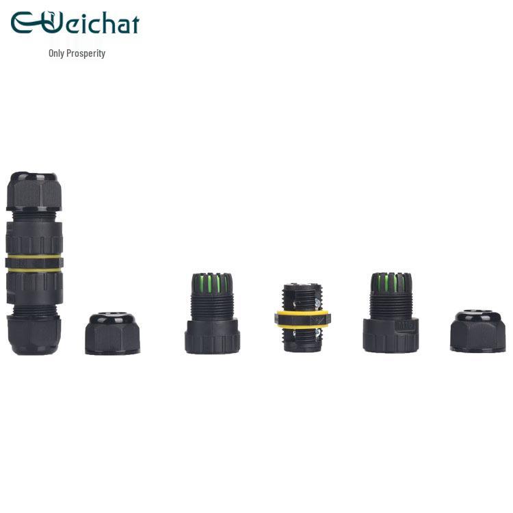 M16 Waterproof 2-Pin Inline Connector for Outdoor Lighting