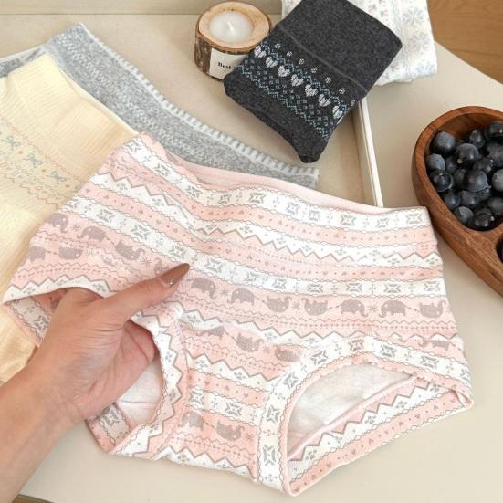 Sous-vêtements pour femmes Taille Haute Culottes Hipster pour Dames Couvrance Totale Douces Respirantes Culottes Post-partum