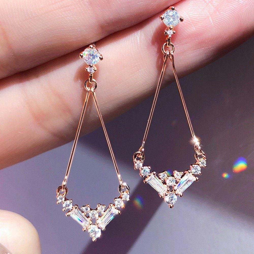 [Celebrity Wear] Petite Dress Earrings/Earrings W