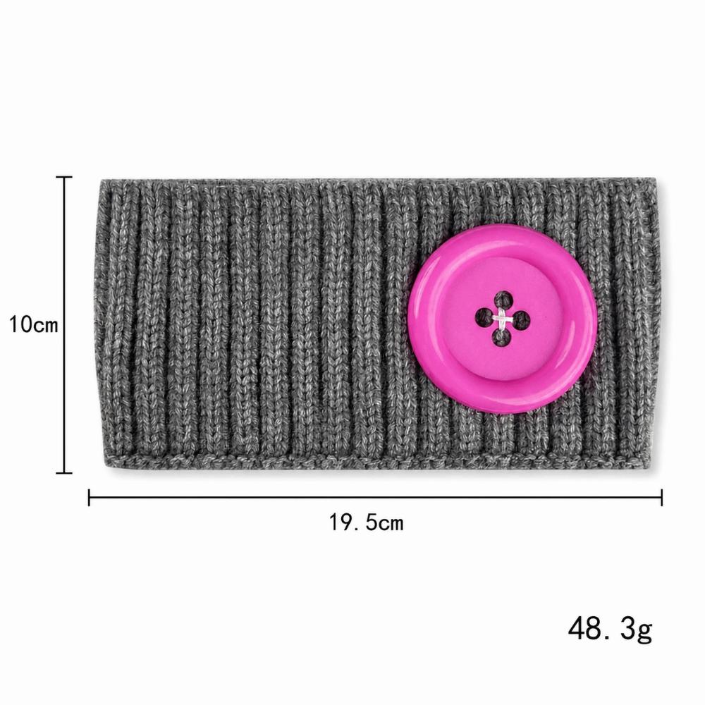 Wide Knitted Headband Elastic Wide Hair Wrap Trendy Elastic Hair Band Party Look
