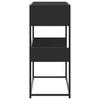 Vidaxl Stolik Konsolowy, Czarny, 90X35X80 Cm, Materiał Drewnopochodny
