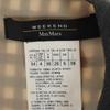 MAX MARA Weekend Wool Blend Check Pattern Short Sleeve One Piece 38 Gray Women Used