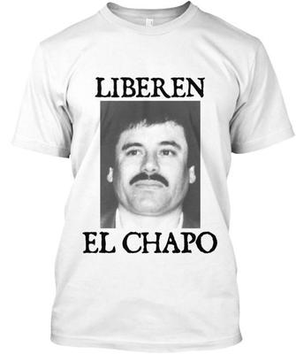 Supporta El Chapo Joaquin Guzman Maglietta T-Shirt Prodotta negli USA Taglie dalla S alla 5XL