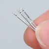 10 Pares de Agujas para Piercing de Oreja Hipoalergénicas Pendientes de Botón para Oreja Tono Plateado para Usuarios Primerizos Unisex Accesorios de Pines para Oreja