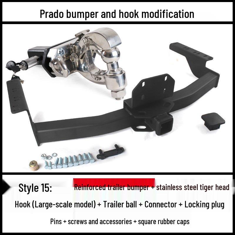 Prado Trailer Hitch: Compatible with 2700/4000 LC120/150 Rear Tow Bar Towing Hook