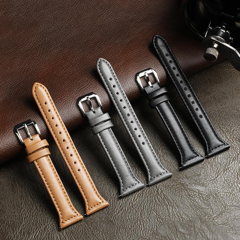 Suitable for Huawei Apple Universal Leather Strap Tide Brand 22mm Leather Strap Small Waist