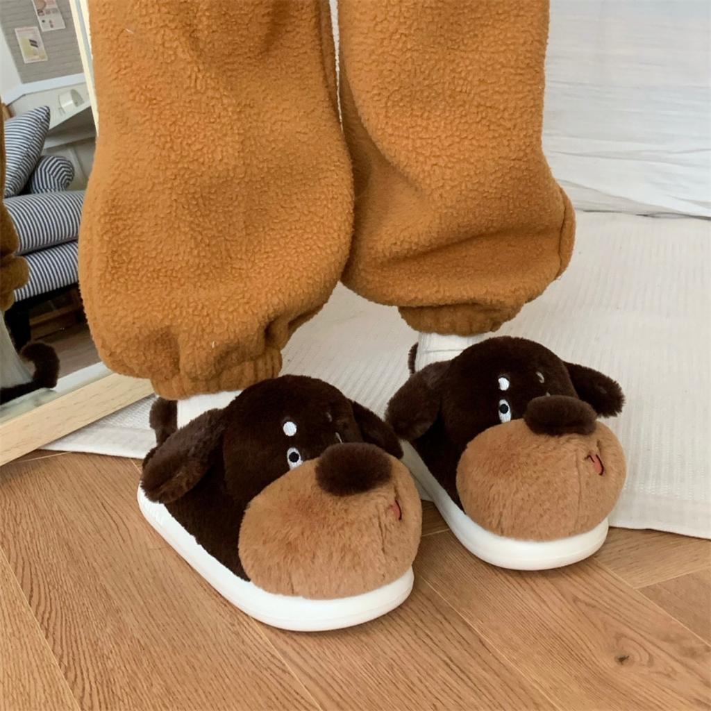 Mao Mao Shoes, Couple Slippers, Comfortable, Soft Soled Shoes, Casual Shoes, Home Slippers, Cotton Slippers