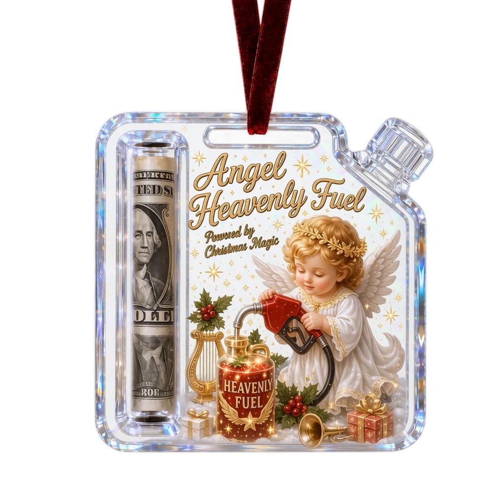 Christmas Oil Can Hanging Ornament for Gift Holder Holiday Decor