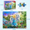 Puzzles for Kids Ages 8-10 6-8 - Princess & Unicorn Floor Puzzle- 200 Piece Jigsaw Puzzles for Kids Ages 10-12 Year Old and Adults.Colorful Children