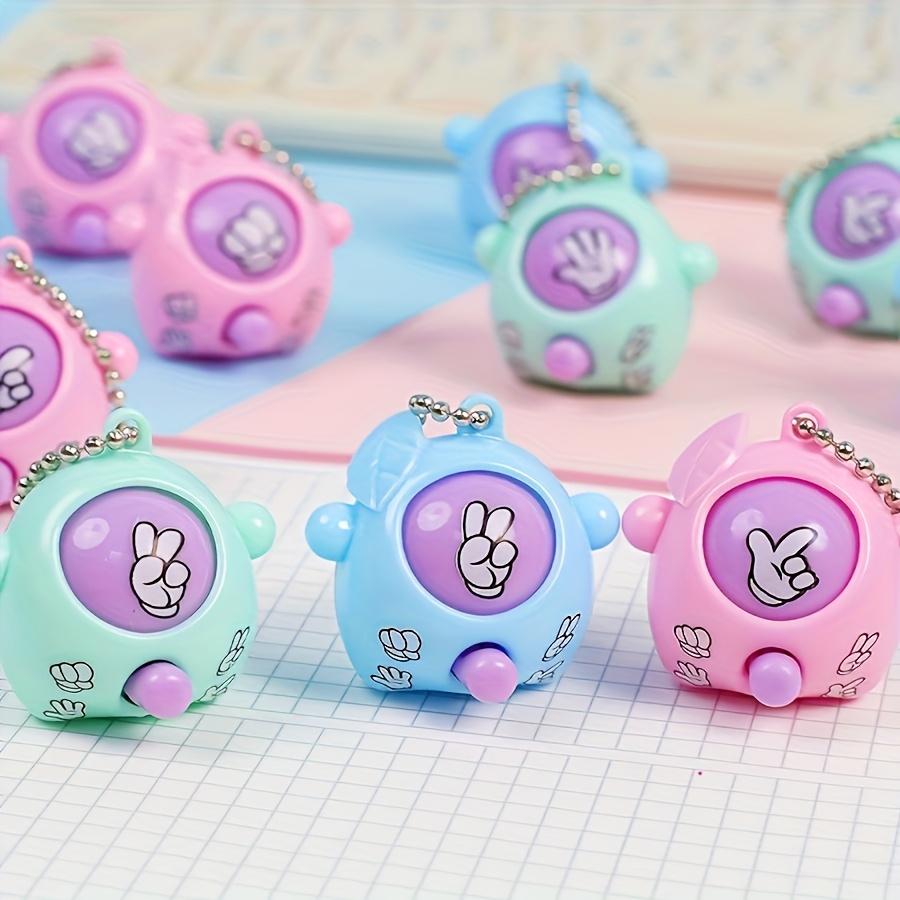 10/30/50Pcs Mini Rock-paper-scissors Keychain Pendant Toys for Birthday Party Favors Goodie Bag Wedding Baby Shower Gifts