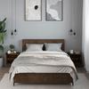 VidaXL Bedside Tables 2 Pcs Smoked Oak 40x30x40 Cm Engineered Wood, Cabinet, Side Cabinet, Phone Stand, 848499