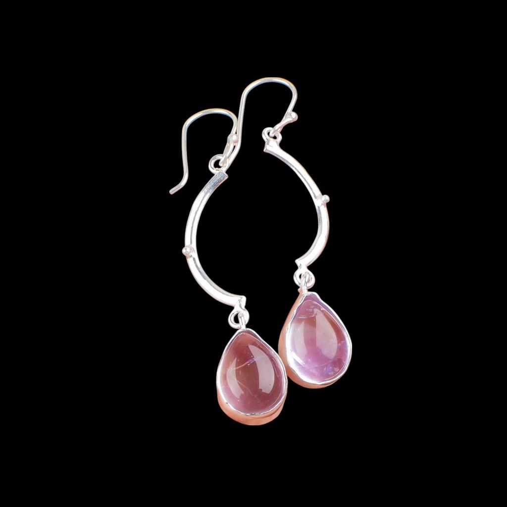 Ametrine Gemstone 925 Sterling Silver Jewelry Handmade Drop/Dangle Earrings2.60" EE-43-20