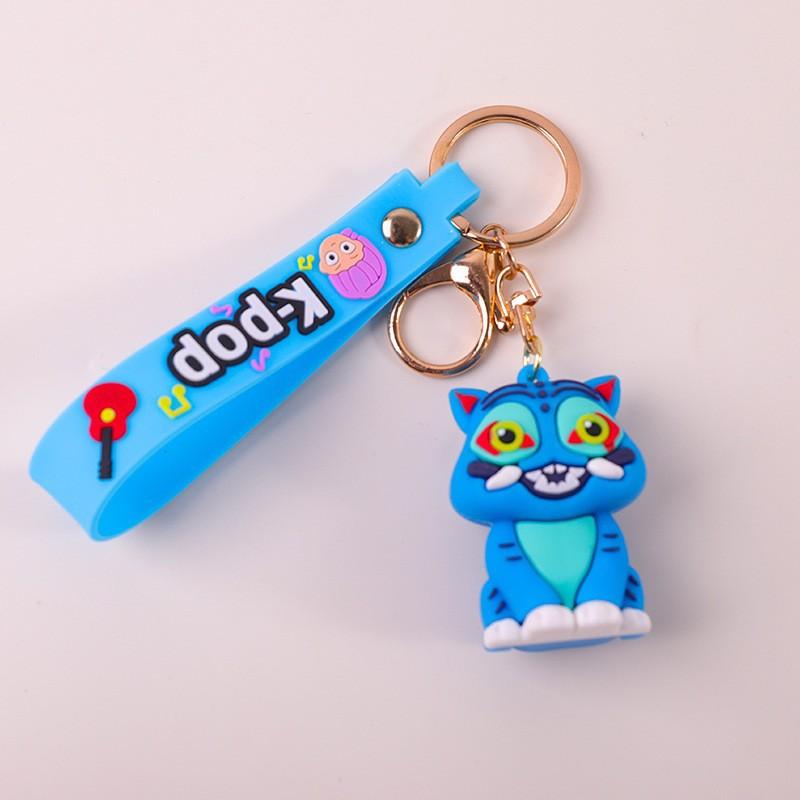 1 Pièce Décoration de Sac à Dos Widget Accessoires Jouets Kpop Devil Hunter Périphérique Widget Rumi Mira Zoe Porte-clés en PVC