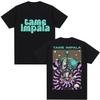 Vintage tričko rockové kapely Tame Impala Pánské Dámské Harajuku Móda Gotická trička Nadměrné Ležérní Bavlněné Tričko Pánské Streetwear