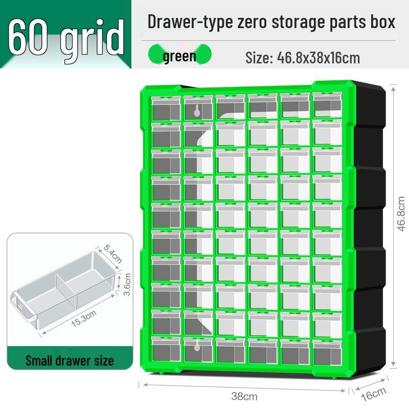 Parts Storage Cabinet with Drawers for Electronics, Hardware, & Screws