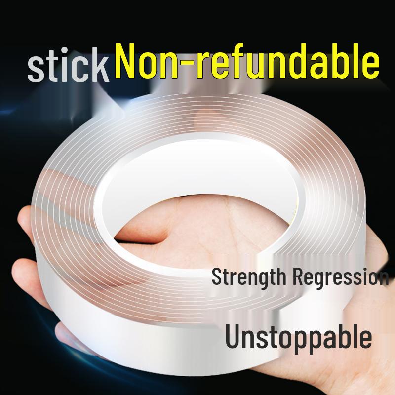 

Douyin-Style Nano Traceless Waterproof Double-Sided Tape with Strong Fixation 2cm x 2.5m