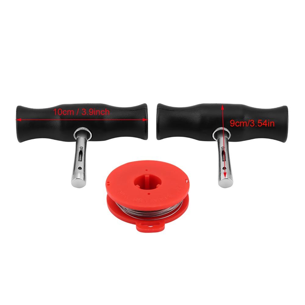 With Handles Car Windshield Removal Tool Black Windscreen Window Glass Cutting Wire  Vehicle Repair