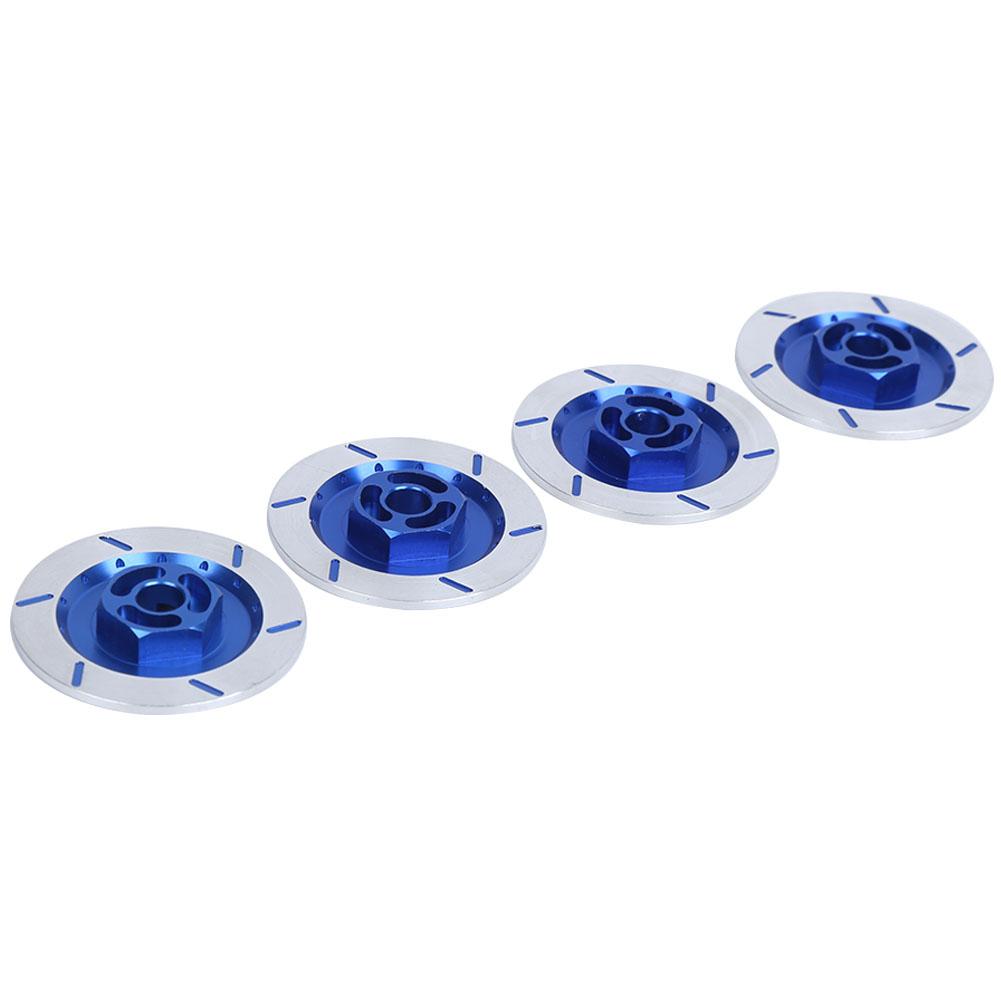 Aluminum Alloy Simulated Brake Disc Accessories Parts Fit for HSP 94123 1:10 RC CarDark Blue