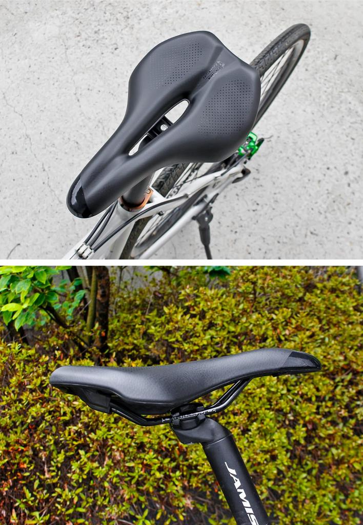 GORIX Saddle for Road Soft Sporty for Cross Mini and Stylish Seat Bicycles, Bikes, Waterproof, Cushion, Comfortable, Style, Perforated, Customizable,